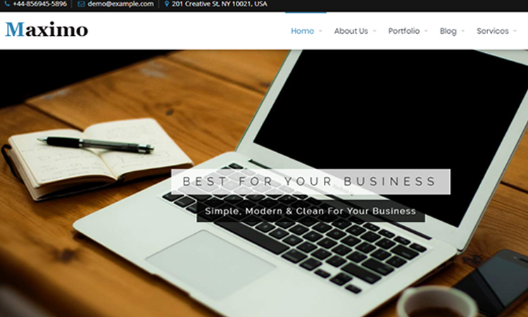 Wordpress All in One Bussiness Theme